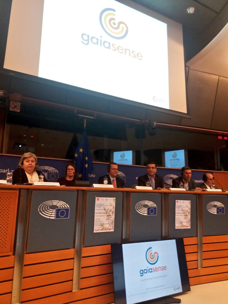 Παρουσίαση του συστήματος gaiasense στην ημερίδα της Copa Cogeca για την ελιά στην ΕΕ
